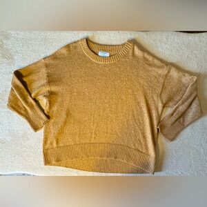 Old Navy Women's Warm Gold Crew Neck Sweater